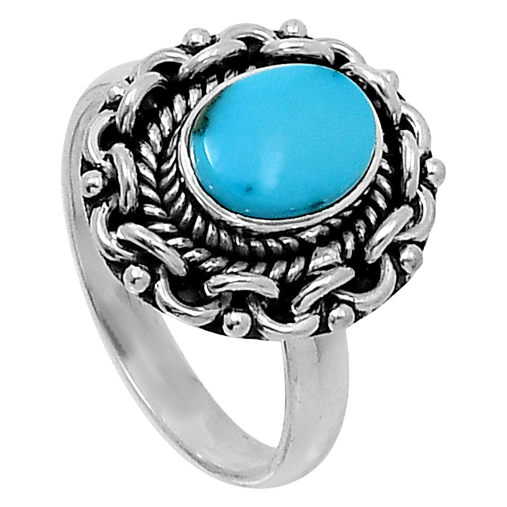 Premium Sleeping Beauty Turquoise Ring size-8 R-1667 27-ER11262