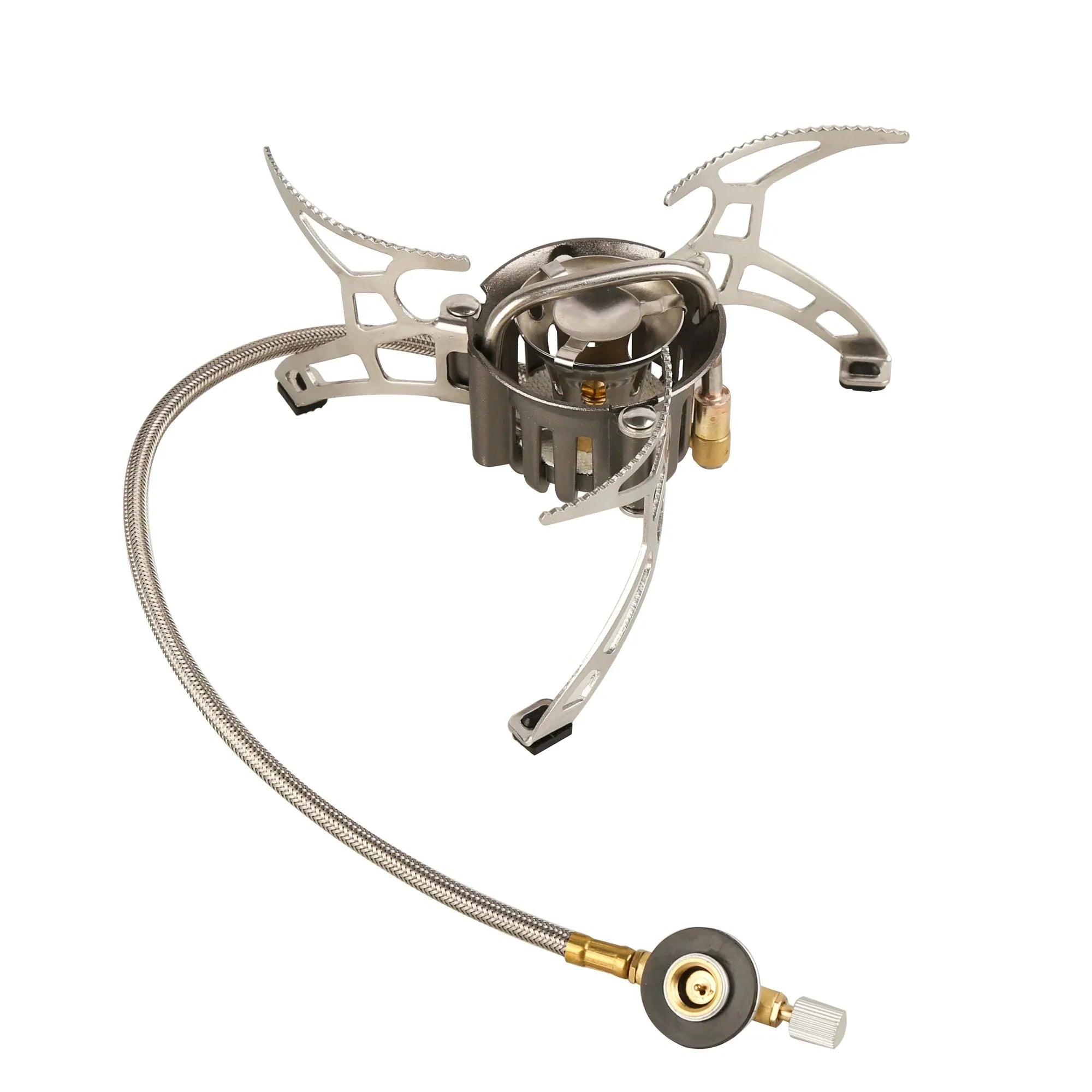 1000ml Outdoor Camping Multi-Fuel Stove Silver