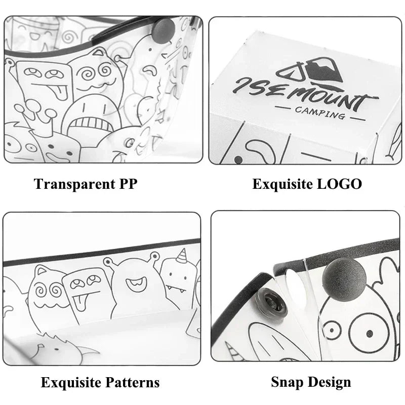 Outdoor Lightweight Folding Tableware Portable Bowl