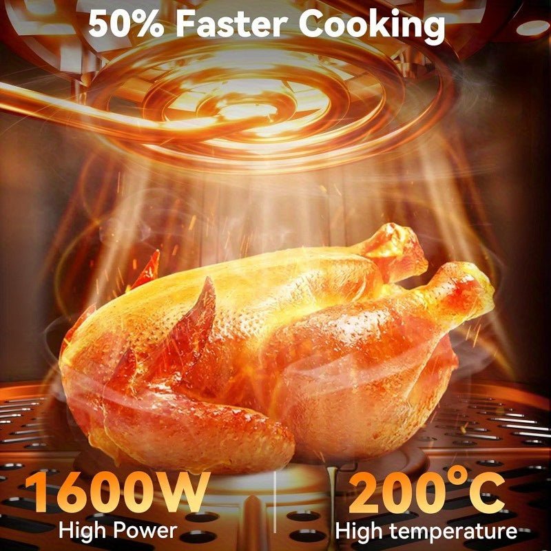 Air Fryer with Stainless Steel Non - Stick Pot - Glow Haven