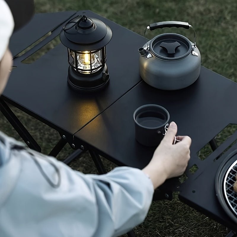 Camping Table with Grill Outdoor Gear - Glow Haven
