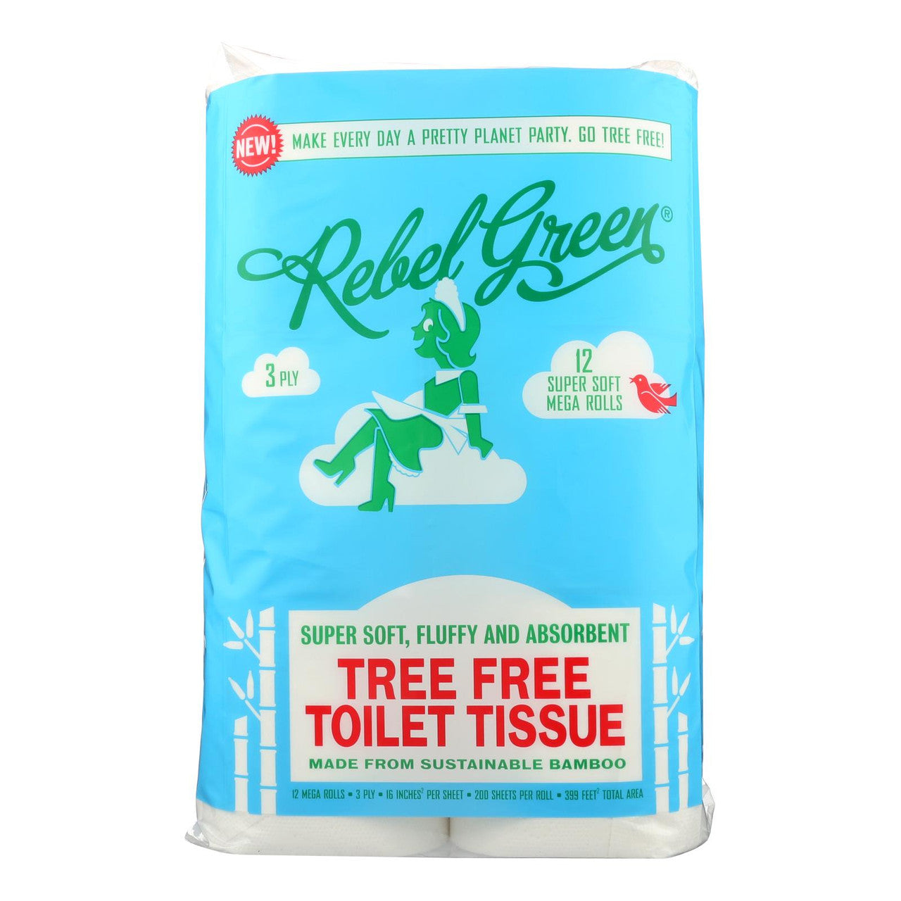 RGRN TLT TISSUE TREEFREE ( 8 X 12 CT   )