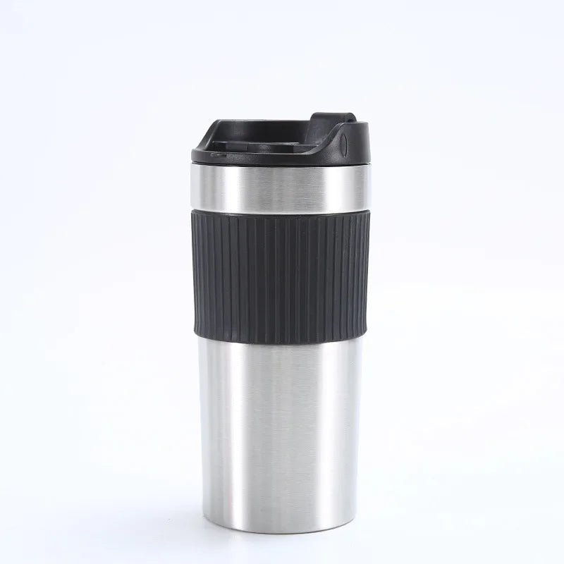 Portable Coffee Maker French Press Insulated Mug with Double Walled Insulated Vacuum Coffee Tea Thermos Mug for Travel Outdoor - Glow Haven