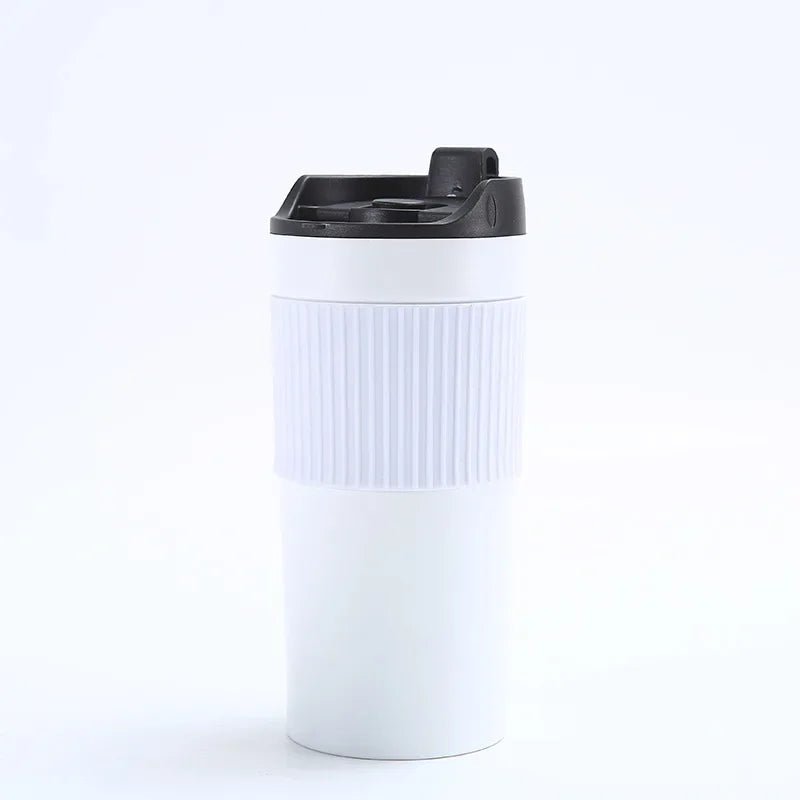 Portable Coffee Maker French Press Insulated Mug with Double Walled Insulated Vacuum Coffee Tea Thermos Mug for Travel Outdoor - Glow Haven
