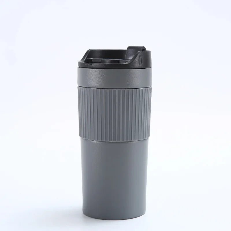 Portable Coffee Maker French Press Insulated Mug with Double Walled Insulated Vacuum Coffee Tea Thermos Mug for Travel Outdoor - Glow Haven