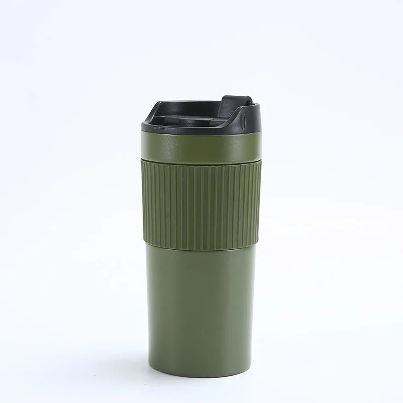 Portable Coffee Maker French Press Insulated Mug with Double Walled Insulated Vacuum Coffee Tea Thermos Mug for Travel Outdoor - Glow Haven