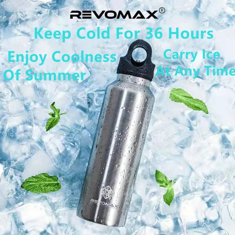 RevoMax Outdoor Sports Thermos Bottle,Double Insulation,304 Stainless Steel Insulated Vacuum Flask,Travel Gym Mug,355 - 1000mlML - Glow Haven