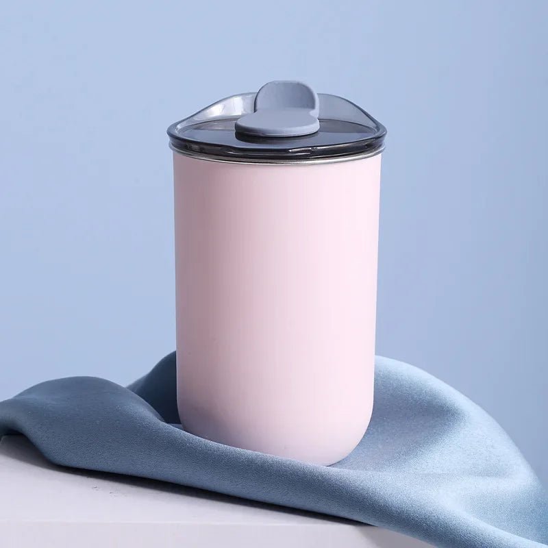 300ML Stainless Steel Coffee Cup Mug with Lid Simple Insulated Coffee Mug Thermal Bottle Heat - resistant Thermos Mug Drinkware - Glow Haven