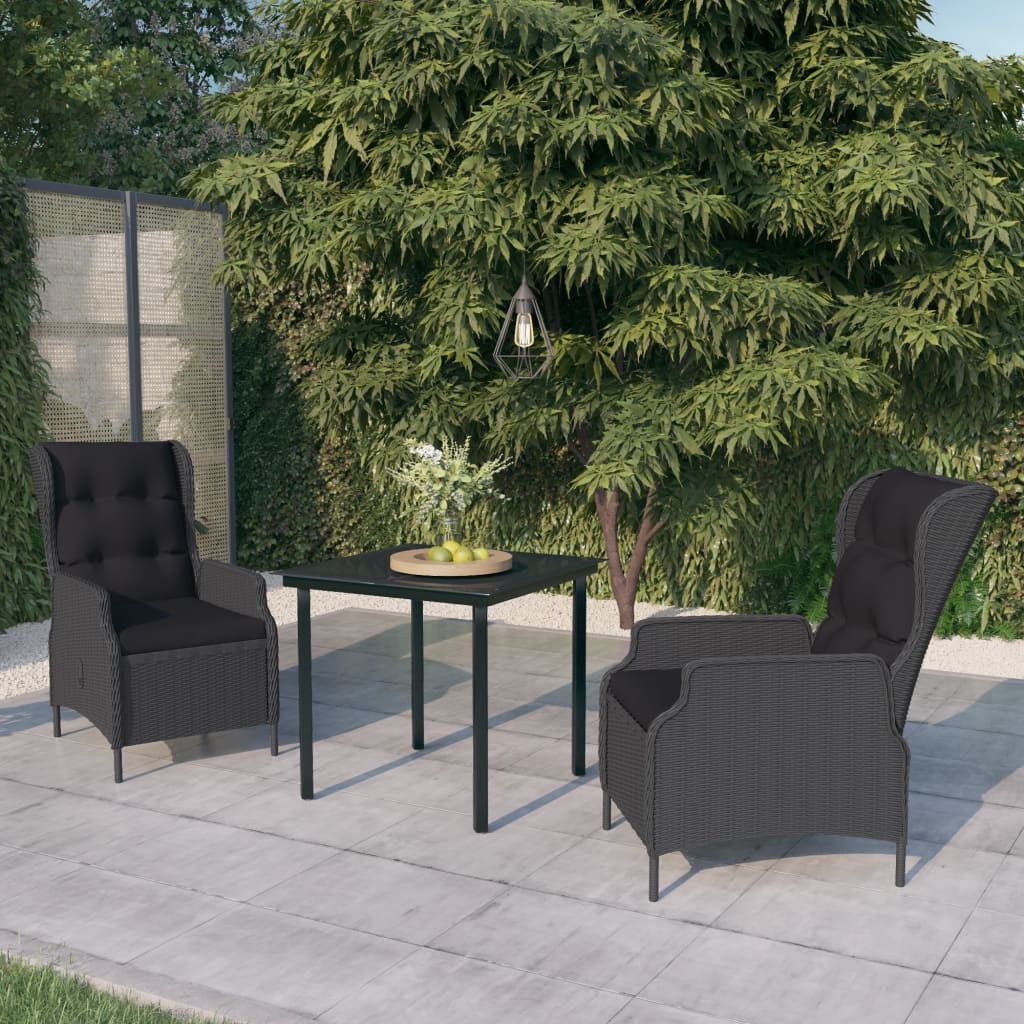 vidaXL Patio Dining Set Outdoor Dining Set Table and Chair Set for Garden