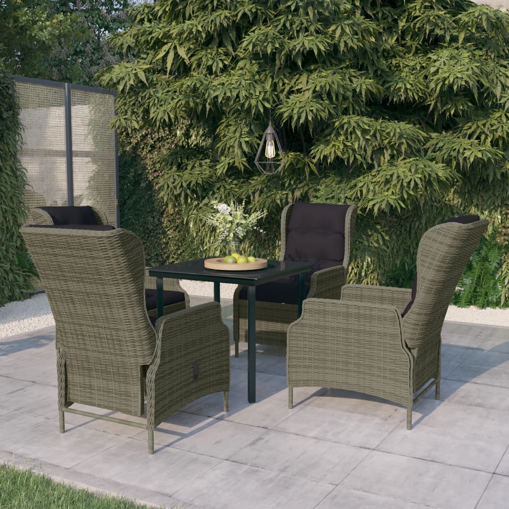 vidaXL Patio Dining Set Outdoor Dining Set Table and Chair Set for Garden