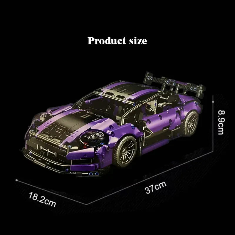 1266pcs technology Toy racing car