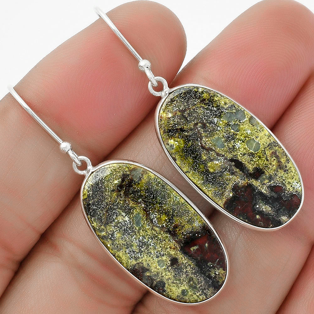 Dragon Blood Stone - South Africa Earrings E-1001 SDE64575