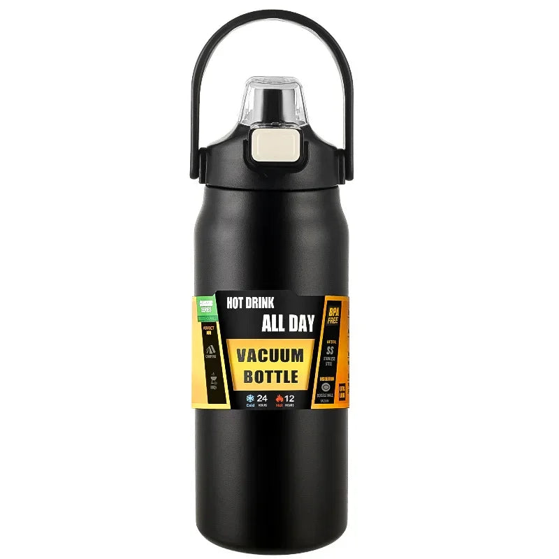 Stainless Steel Outdoor Thermos with Straw