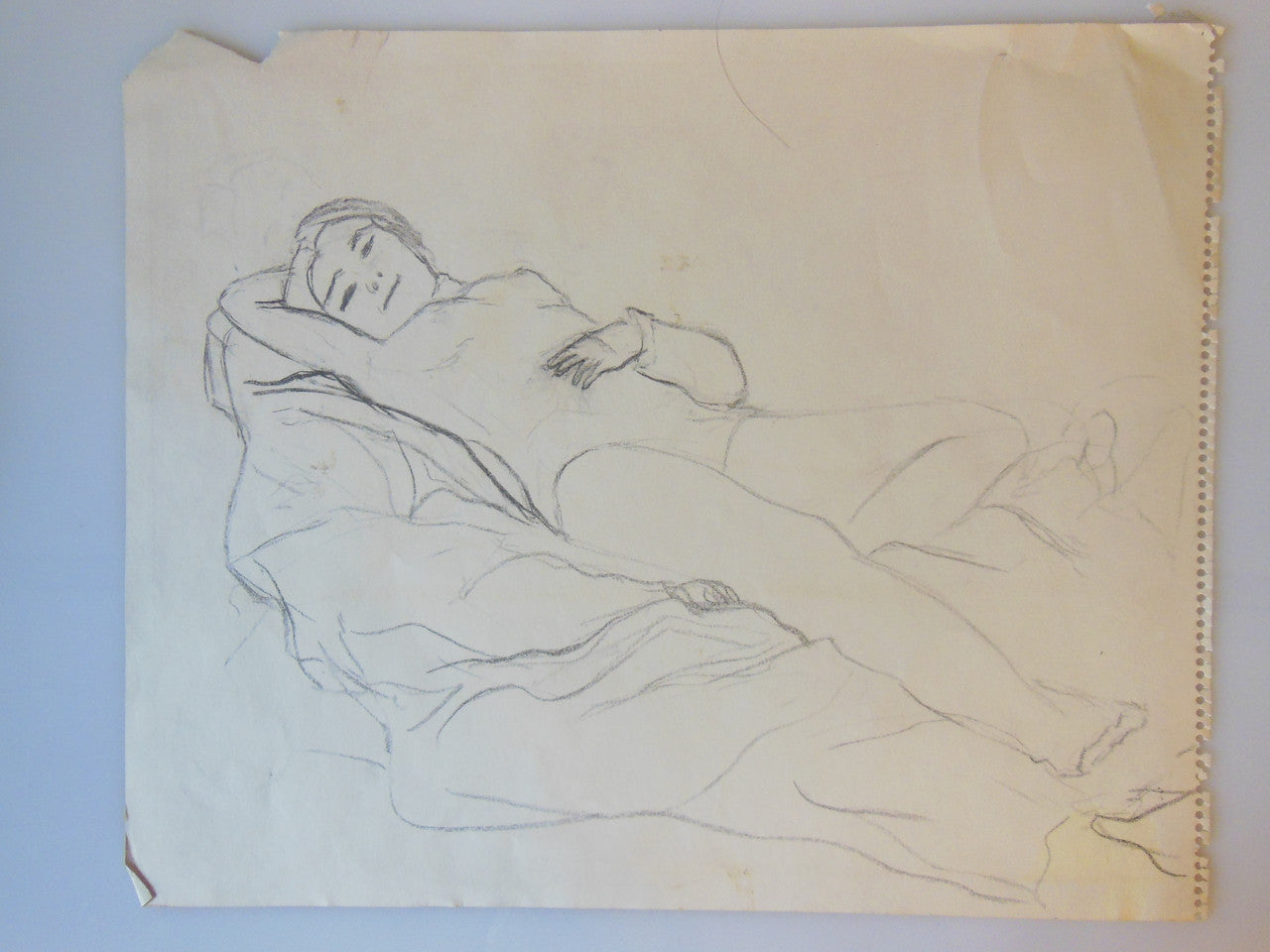 Unfinished Study. Pencil on paper # 10