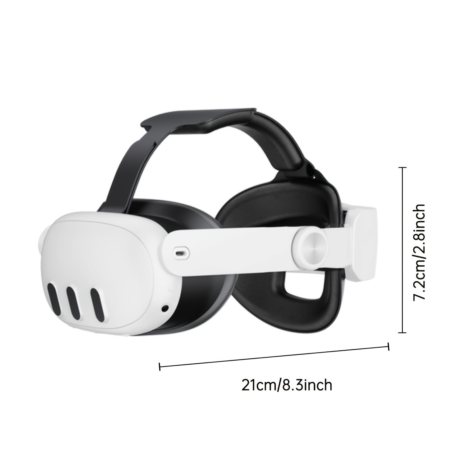 Adjustable Retractable Head Strap for Meta Quest 3 - Glow Haven