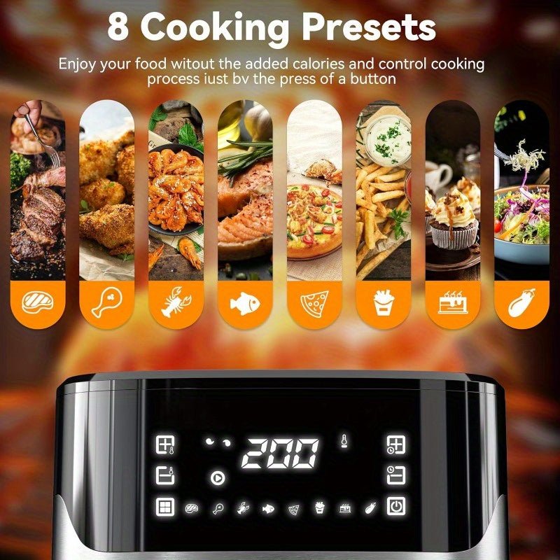 Air Fryer with Stainless Steel Non - Stick Pot - Glow Haven