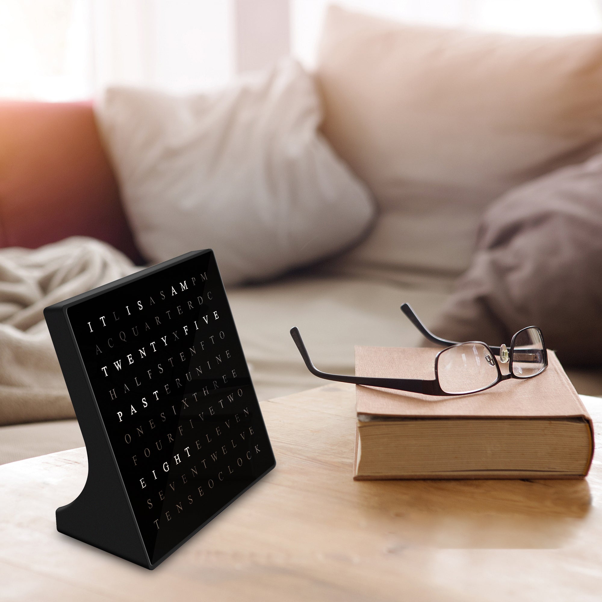 Alphabet Clock - Glow Haven