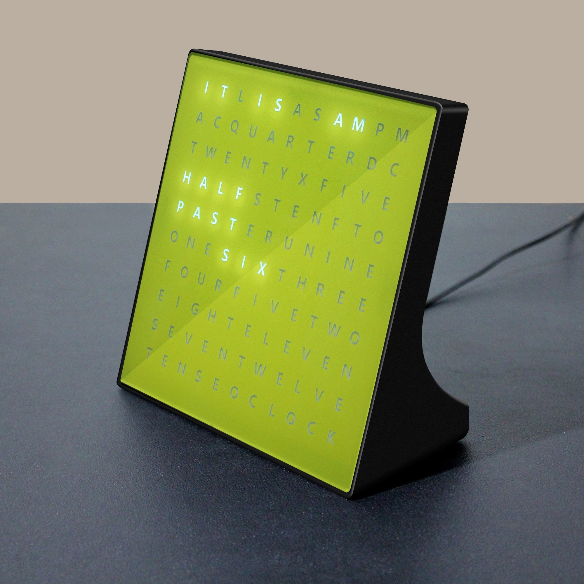 Alphabet Clock - Glow Haven