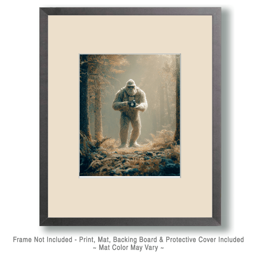 Bigfoot Photographer Art