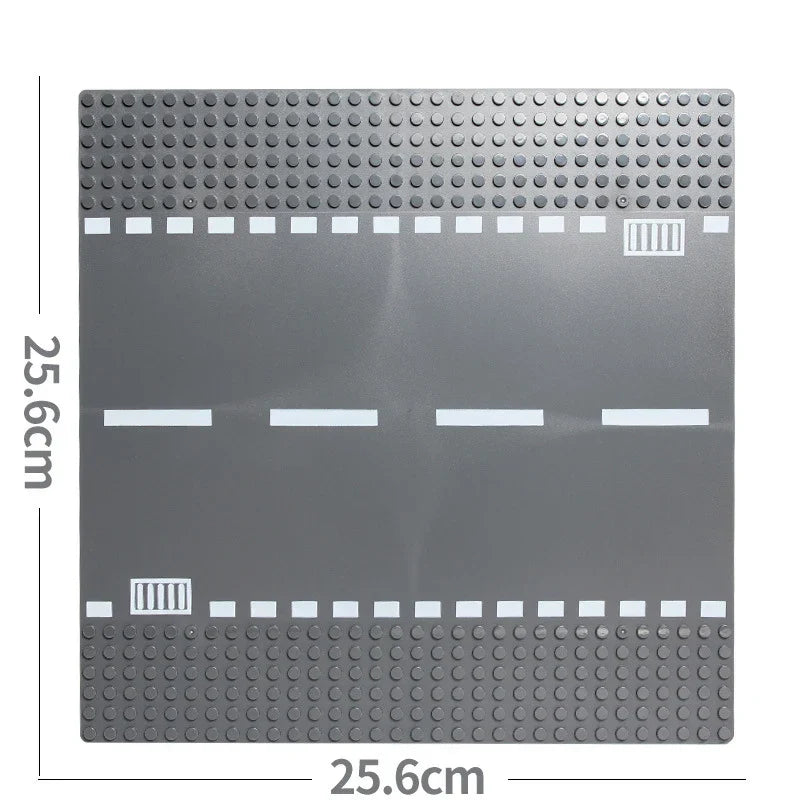 City Road Baseplate Block for Kids DIY Building - Glow Haven