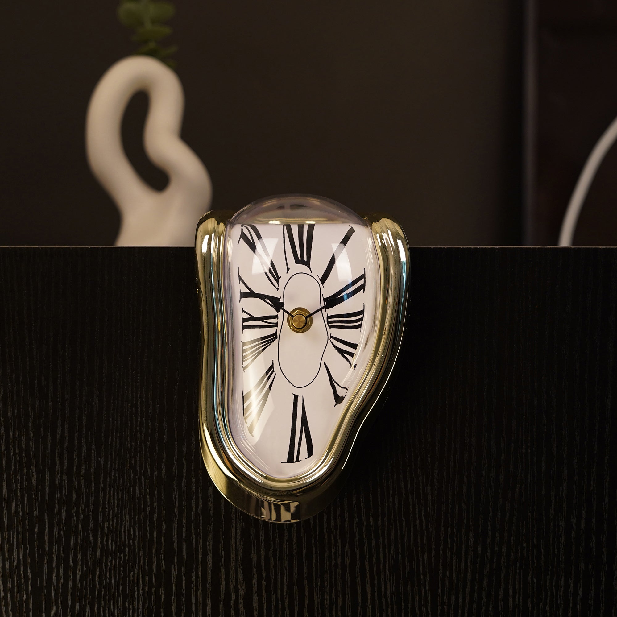 Dali Melting Clock for Decorative Home Office Shelf Desk Table Funny Creative Gift - Glow Haven