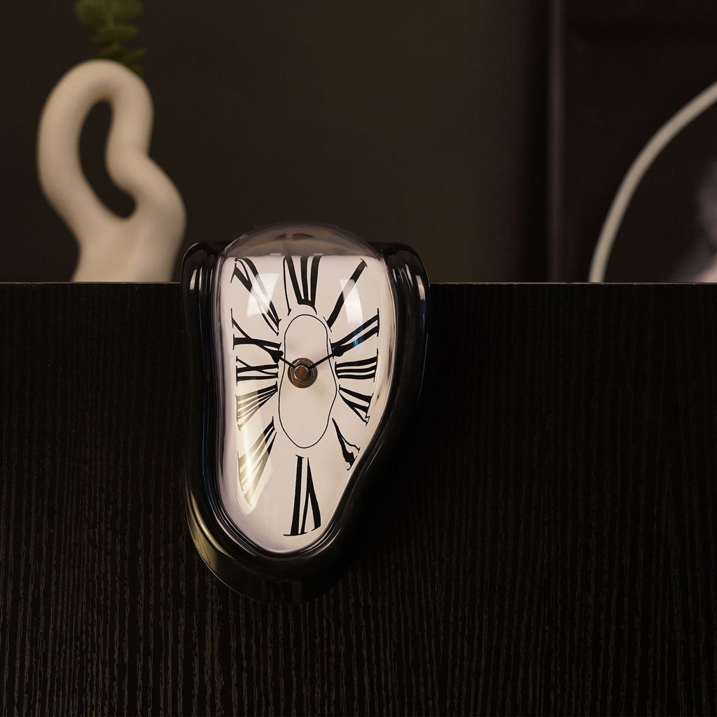 Dali Melting Clock for Decorative Home Office Shelf Desk Table Funny Creative Gift - Glow Haven