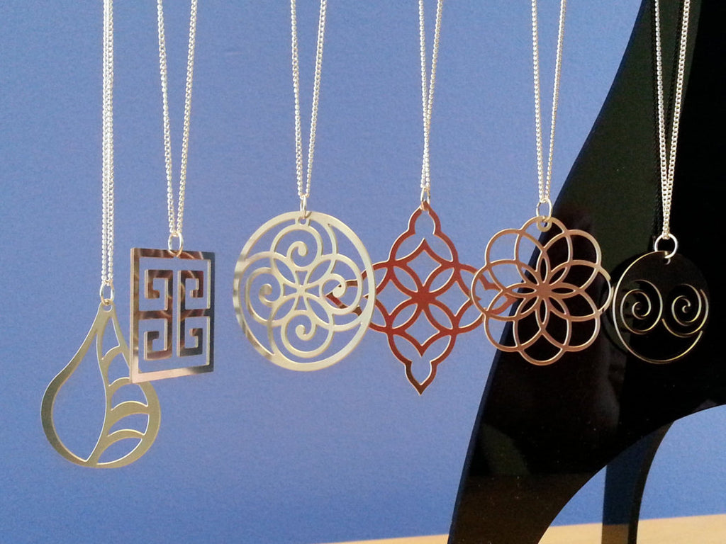 Moorish Diamond Pendant in stainless steel