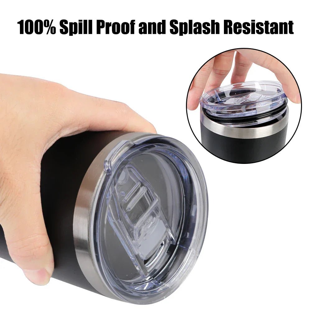 Insulated Thermal Mug with Stainless Steel Lid - Glow Haven