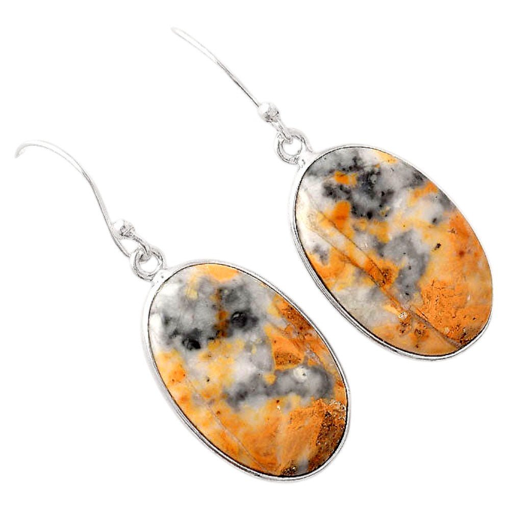 Natural Maligano Jasper - Indonesia Earrings E - 1001 SDE88184 - Glow Haven