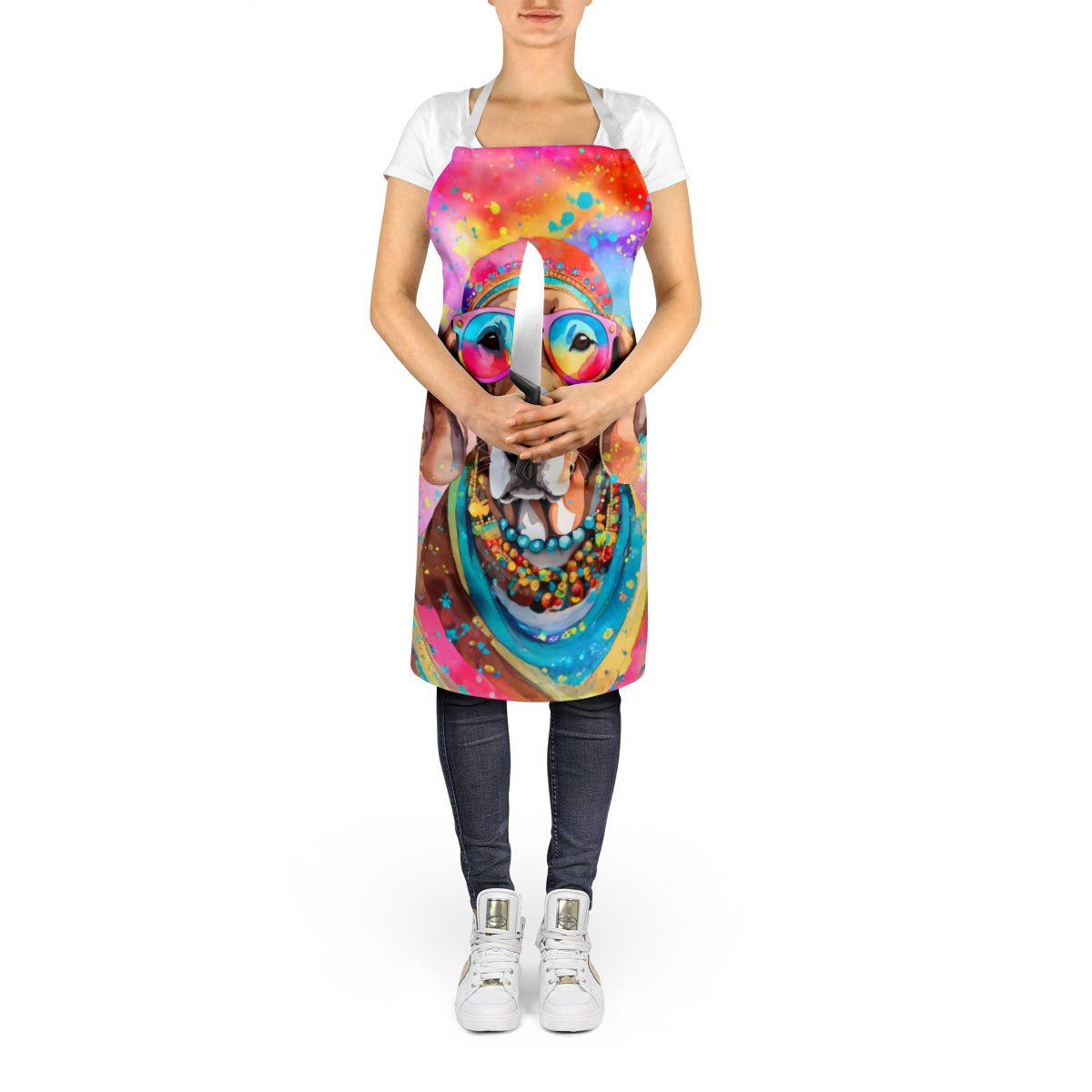 Weimaraner Hippie Dawg Apron - Glow Haven